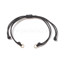 2шт плетеный шнур из вощеного полиэстера AJEW-JB01152-02
