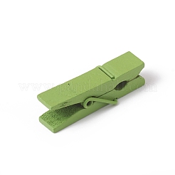 Clips de clavijas artesanales de madera natural&nbsp;WOOD-E010-02C