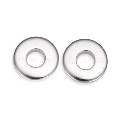 201 ステンレススチールリンクリング  ドーナツ  銀  9x1.5mm  内径：4mm&nbsp;STAS-F192-002S-03