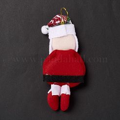 Рождественские подвесные украшения из нетканого материала AJEW-P099-04