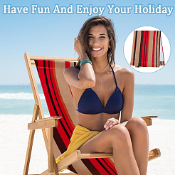 Полосатый стул ткань холст AJEW-WH20006-46D-08