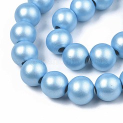 Brins de perles en bois naturel peint&nbsp;WOOD-S053-58C