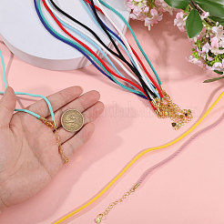 Изготовление ожерелья из плетеного нейлонового шнура 9 цветов&nbsp;NJEW-PH01639