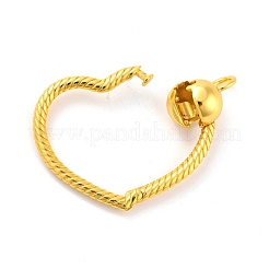 Pendenti in ottone apribili a forma di catena serpente&nbsp;KK-I685-01G