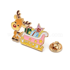 Рождественская эмалевая булавка JEWB-K028-01C-G