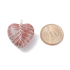 Натуральный кунжута яшма подвески&nbsp;PALLOY-JF01283-02