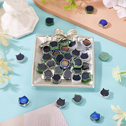 40шт 5 цвета двухцветные стеклянные бусины&nbsp;GLAA-TA0003-38