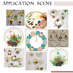 Соединительные кольца из бука WOOD-WH0034-09A