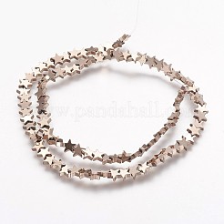 Non magnetici perle ematite sintetico fili&nbsp;G-P218-05-B