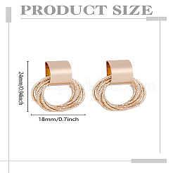 1 пара сережек-гвоздиков из латуни для женщин&nbsp;EJEW-LP0004-91