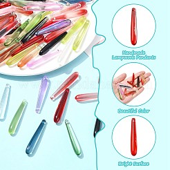 100шт подвески ручной работы лэмпворк&nbsp;LAMP-CJ0002-56