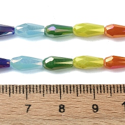 Стеклянные бусины с гальваническим покрытием &nbsp;EGLA-C004-01