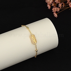 Браслеты из латунных овальных звеньев&nbsp;XB4113-1