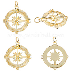 8шт латунные подвески&nbsp;KK-SC0007-25