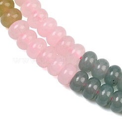 Hilos de cuentas de jade blanco natural&nbsp;G-NH0006-A17-01