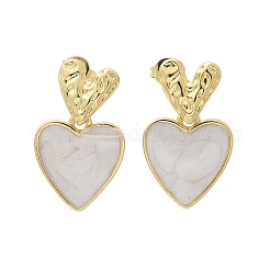 Латунные болтающиеся серьги&nbsp;EJEW-F359-12G-02