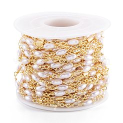 Пластиковые цепочки из искусственного жемчуга ручной работы ccb CHC-M021-29LG