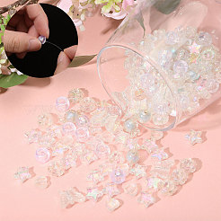 1640шт 6 стиля акриловые бусины&nbsp;TACR-CA0001-32