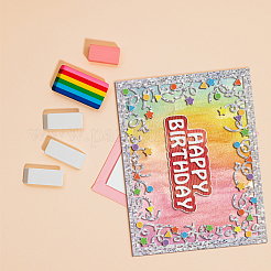 Трафареты для резки углеродистой стали с днем рождения DIY-WH0309-1793