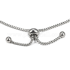 Устойчивые к потускнению регулируемые браслеты-слайдеры из нержавеющей стали 304 X-STAS-T050-031P