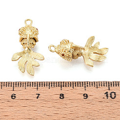 Латунные микро проложить кубического циркония подвески KK-N265-16G