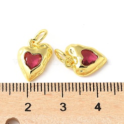 Латунные микро проложить кубического циркония подвески&nbsp;KK-U067-10G-02