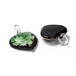 Ручной работы подвески золотые бусины песка LAMP-S059-6-B