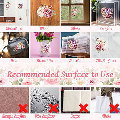3 foglio 3 stili adesivi decorativi impermeabili in pvc&nbsp;DIY-WH0404-619