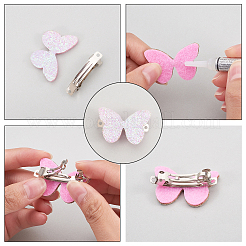 Фурнитура утюг волос заколка IFIN-PH0024-37P