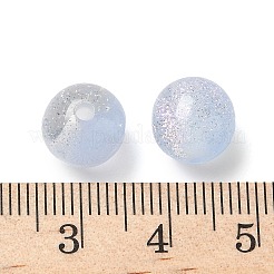 Двухцветные бусины из смолы RESI-Q025-02B-B