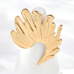 Кольца-манжеты из нержавеющей стали 304 неправильной формы&nbsp;RJEW-D306-09G