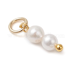 Подвески из натурального культивированного пресноводного жемчуга круглой формы PALLOY-JF04308