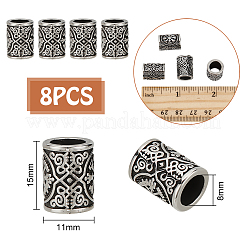 8 шт. Европейские бусины из хирургической нержавеющей стали 316 STAS-UN0061-39