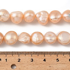 Нити из натурального культивированного пресноводного жемчуга PEAR-P064-19L-06E