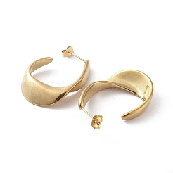 Серьги-гвоздики в форме капли с вакуумным покрытием PVD из нержавеющей стали 304&nbsp;EJEW-D095-05G