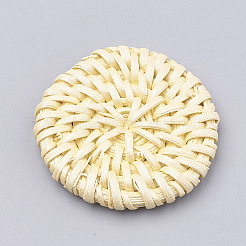 Тростниковый тростник из ротанга и бисер WOVE-N007-02F