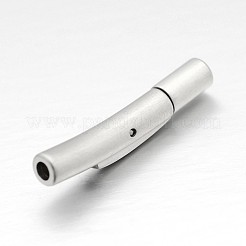 Застежки-байонетные ожерелья из матовой нержавеющей стали 304 STAS-N065-07