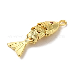 Латунные микро проложить кубического циркония подвески&nbsp;KK-C072-40G