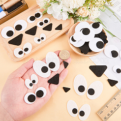 3 Stil Filz Bastelpuppe Auge & Nase&nbsp;FIND-FG0005-44