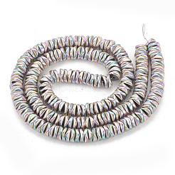 Electroplate non magnetici ematite sintetico fili di perline&nbsp;G-N0322-01B