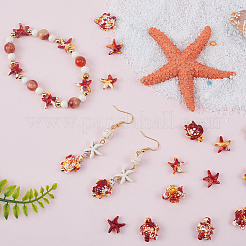 100 шт. 2 стиля синтетических бирюзовых бусин G-SC0002-89C