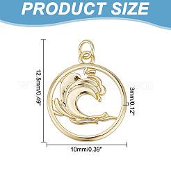 10шт латунные подвески&nbsp;KK-GO0001-24