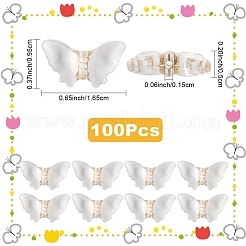 100 шт. прозрачные акриловые бусины для покрытия&nbsp;TACR-YW0003-17