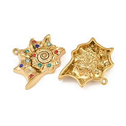 Pendentifs en strass en acier inoxydable 304&nbsp;SA-CBA0480-01G-02