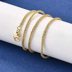 Ожерелья из латунных звеньев толщиной 2 мм NJEW-M108-40G