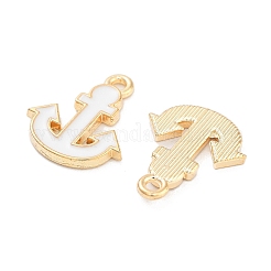 Эмалевые подвески из легкого позолоченного сплава&nbsp;ENAM-M219-07KCG-04