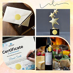 Бумажные самоклеящиеся пустые наклейки с зубчатыми краями&nbsp;DIY-WH0504-151A