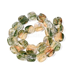 Chapelets de perles vernissées manuelles&nbsp;LA-N046-01G