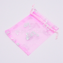 Sacs-cadeaux en organza en dentelle&nbsp;OP-WH0011-03E