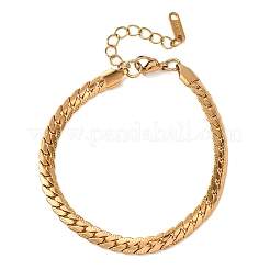 Bracelets à maillons en acier inoxydable 304 pour femmes&nbsp;BJEW-F529-15G